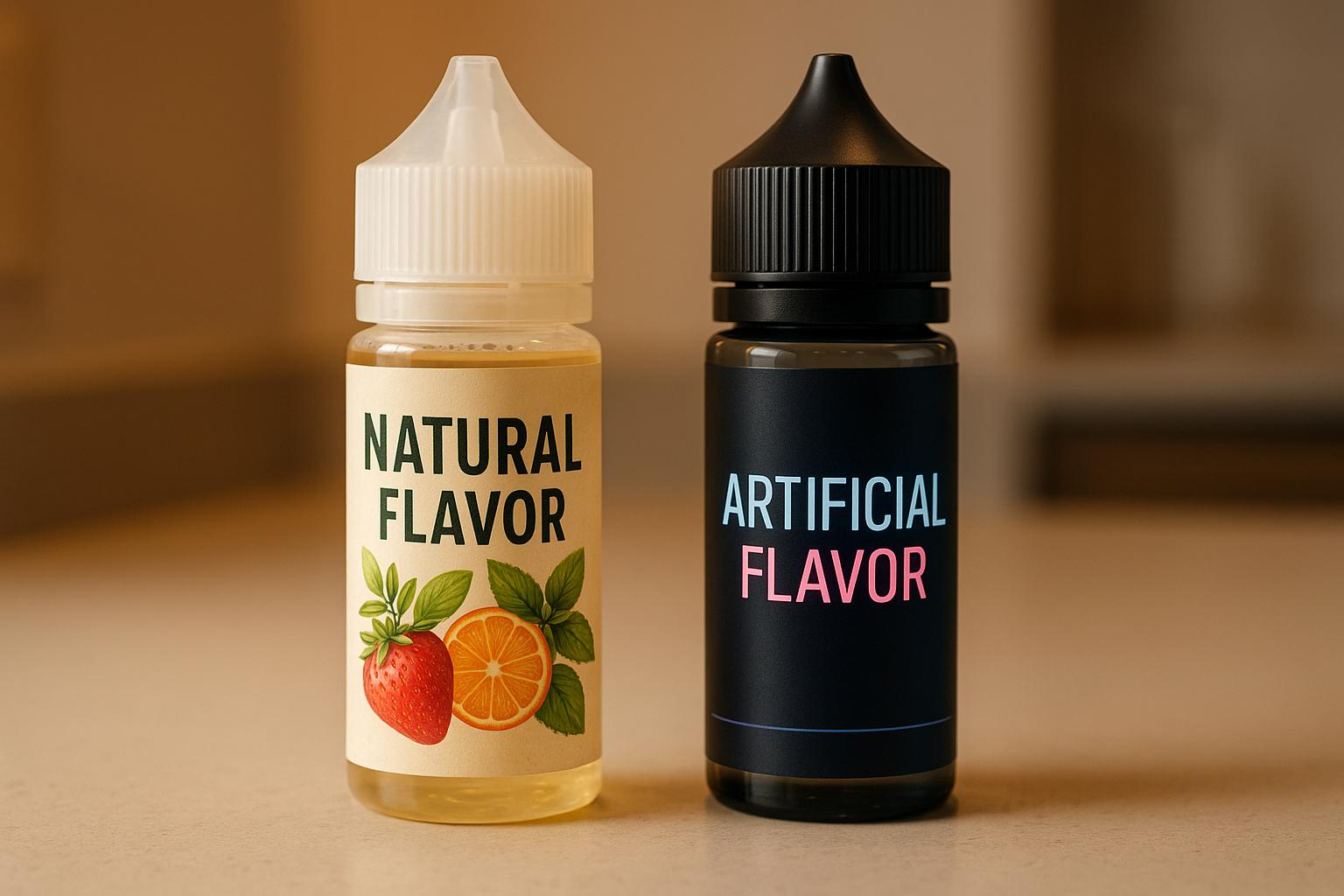 Natural vs. Artificial Vape Flavors: Key Differences Natural vs. Artificial Vape Flavors: Key Differences
