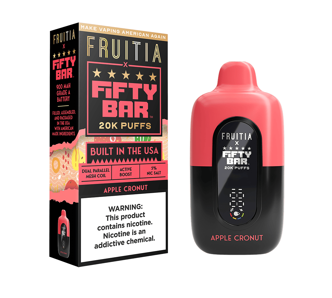 Apple Cronut | Fruitia x Fifty Bar 20K Disposable | FRUITIA