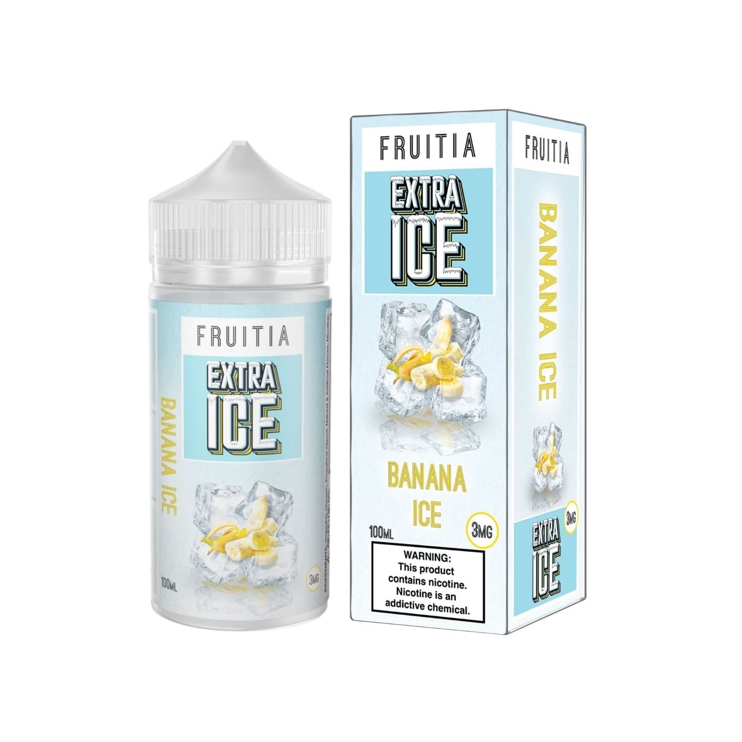 Banana Ice Extra Ice (100mL) - FRUITIA - E-Liquid
