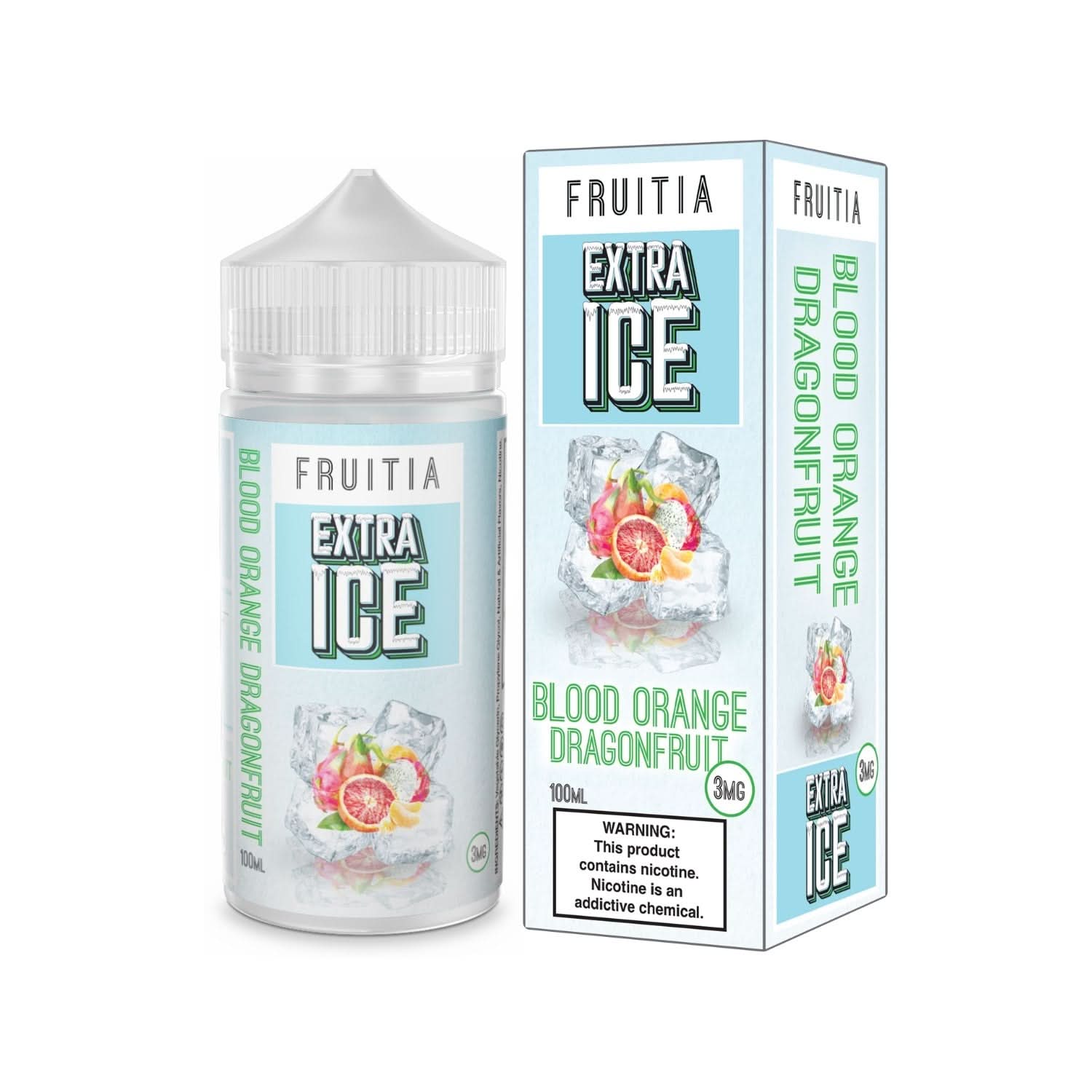 Blood Orange Dragonfruit Extra Ice (100mL) | E-Liquid | FRUITIA Blood Orange Dragonfruit Extra Ice (100mL) | E-Liquid | FRUITIA