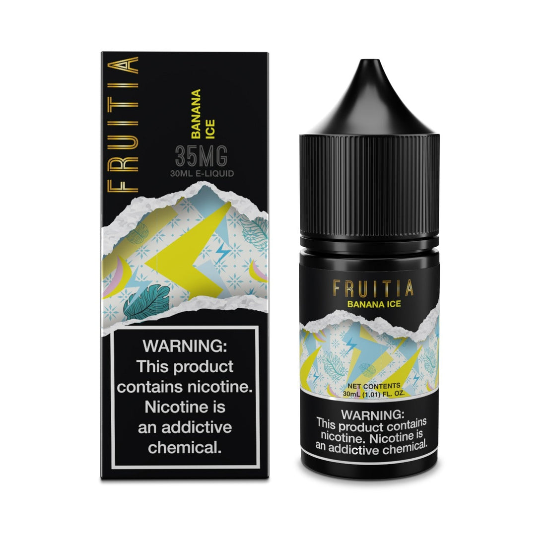 Banana Ice (30mL),Salt,30mL, E-Liquid, Fruitia, fruitia eliquid, Salt Nic,FRUITIA