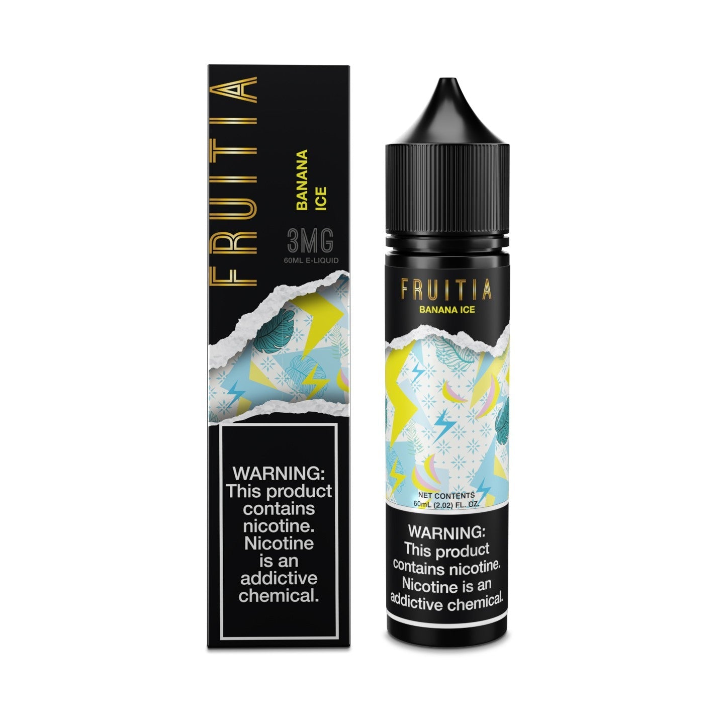 Banana Ice (60mL),E-Liquid,60mL, E-Liquid, Fruitia, fruitia eliquid,FRUITIA