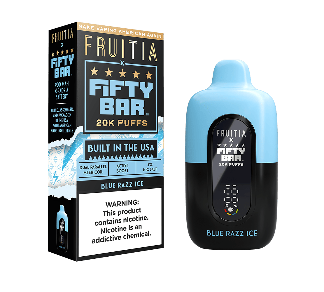 Blue Razz Ice - FRUITIA -  Disposable