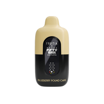Blueberry Pound Cake | Fruitia x Fifty Bar 20K Disposable | FRUITIA Blueberry Pound Cake | Fruitia x Fifty Bar 20K Disposable | FRUITIA