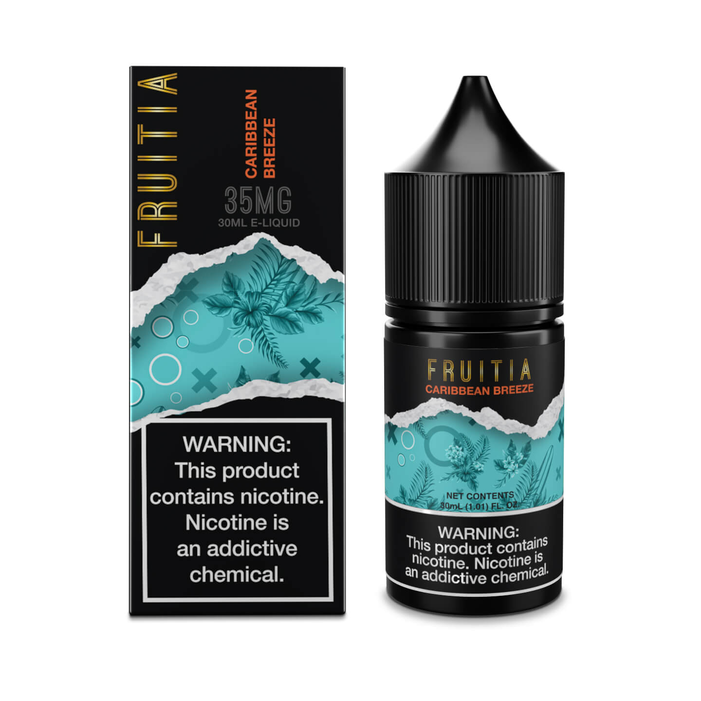 Caribbean Breeze (30mL),Salt,30mL, E-Liquid, Fruitia, fruitia eliquid, Salt Nic,FRUITIA