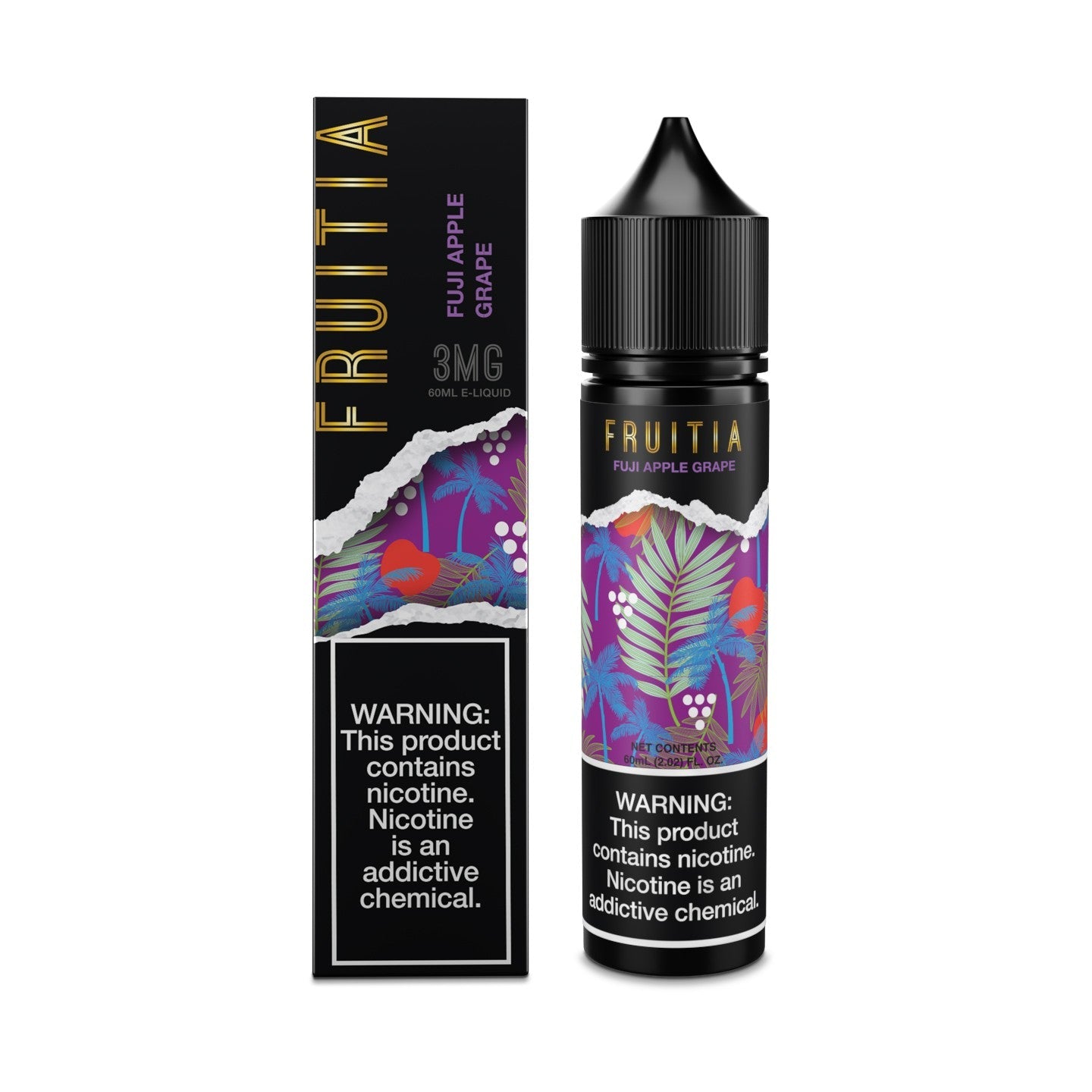 Fuji Apple Grape (60 mL),E-Liquid,60mL, E-Liquid, Fruitia, fruitia eliquid,FRUITIA