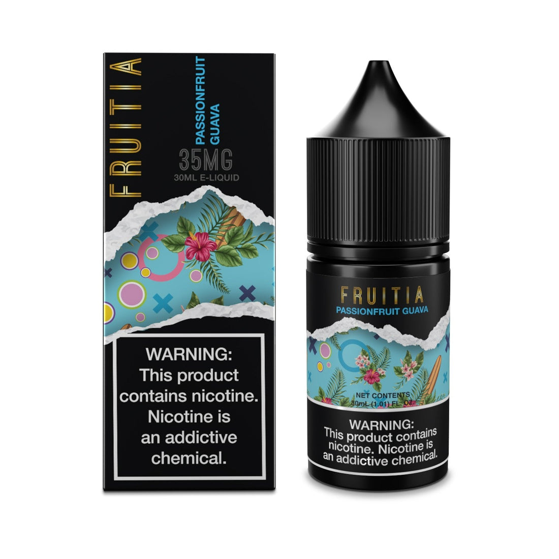 Passion Fruit Guava (30mL),Salt,30mL, E-Liquid, Fruitia, fruitia eliquid, Salt Nic,FRUITIA