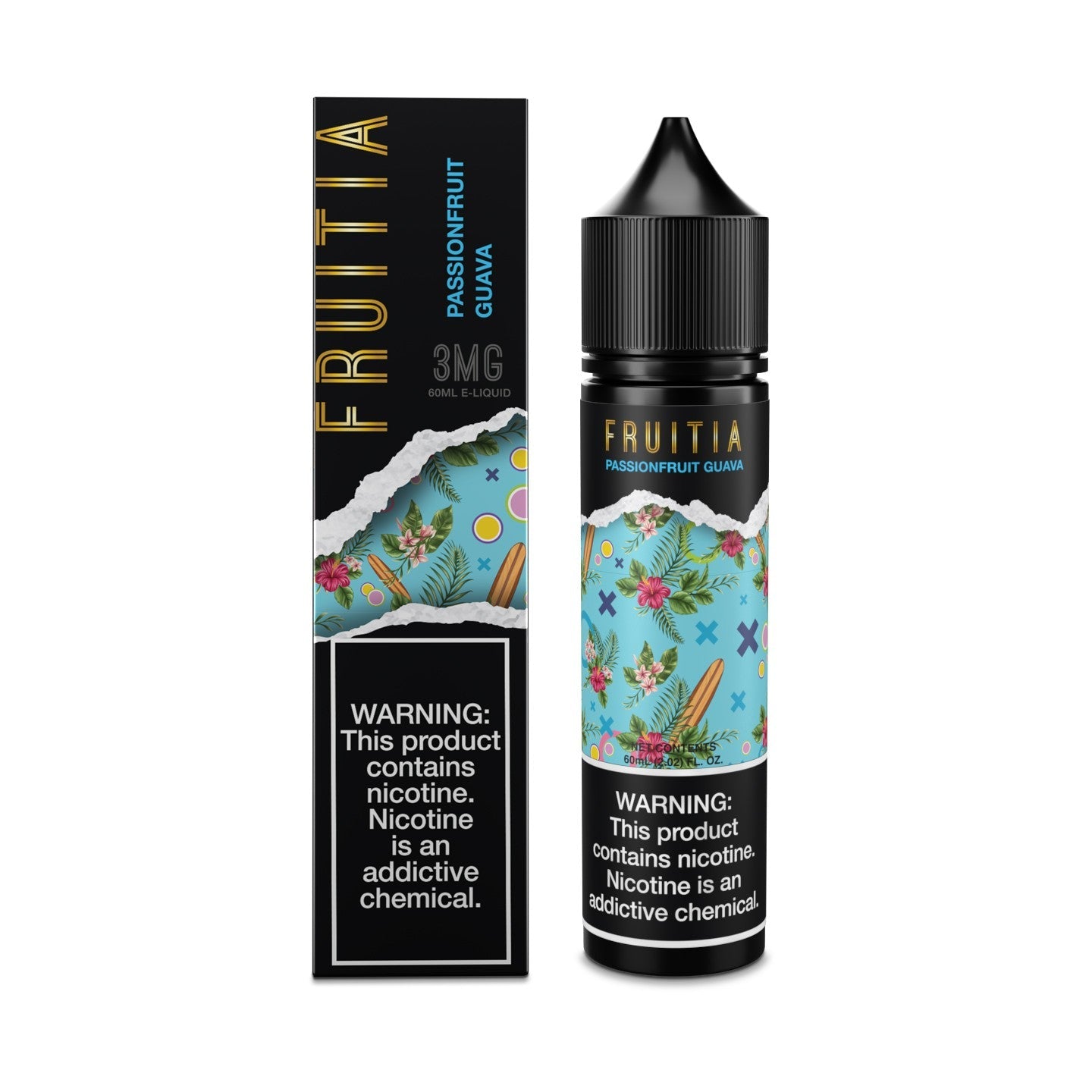 Passion Fruit Guava (60mL),E-Liquid,60mL, E-Liquid, Fruitia, fruitia eliquid,FRUITIA