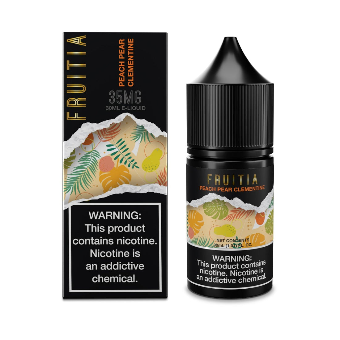 Peach Pear Clementine (30 mL),Salt,30mL, E-Liquid, Fruitia, fruitia eliquid, Salt Nic,FRUITIA