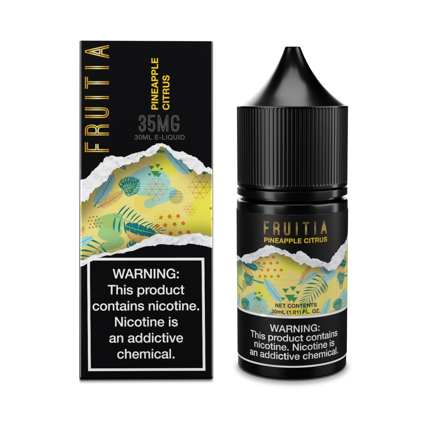 Pineapple Citrus (30mL),Salt,30mL, E-Liquid, Fruitia, fruitia eliquid, Salt Nic,FRUITIA