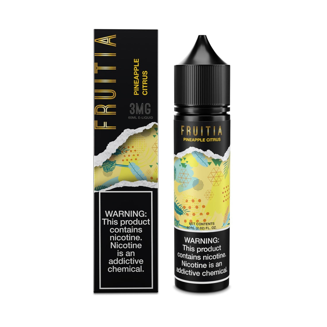 Pineapple Citrus (60mL),E-Liquid,60mL, E-Liquid, Fruitia, fruitia eliquid,FRUITIA