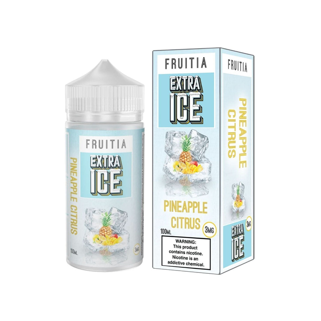 Pineapple Citrus Extra Ice (100mL) - FRUITIA -  E-Liquid