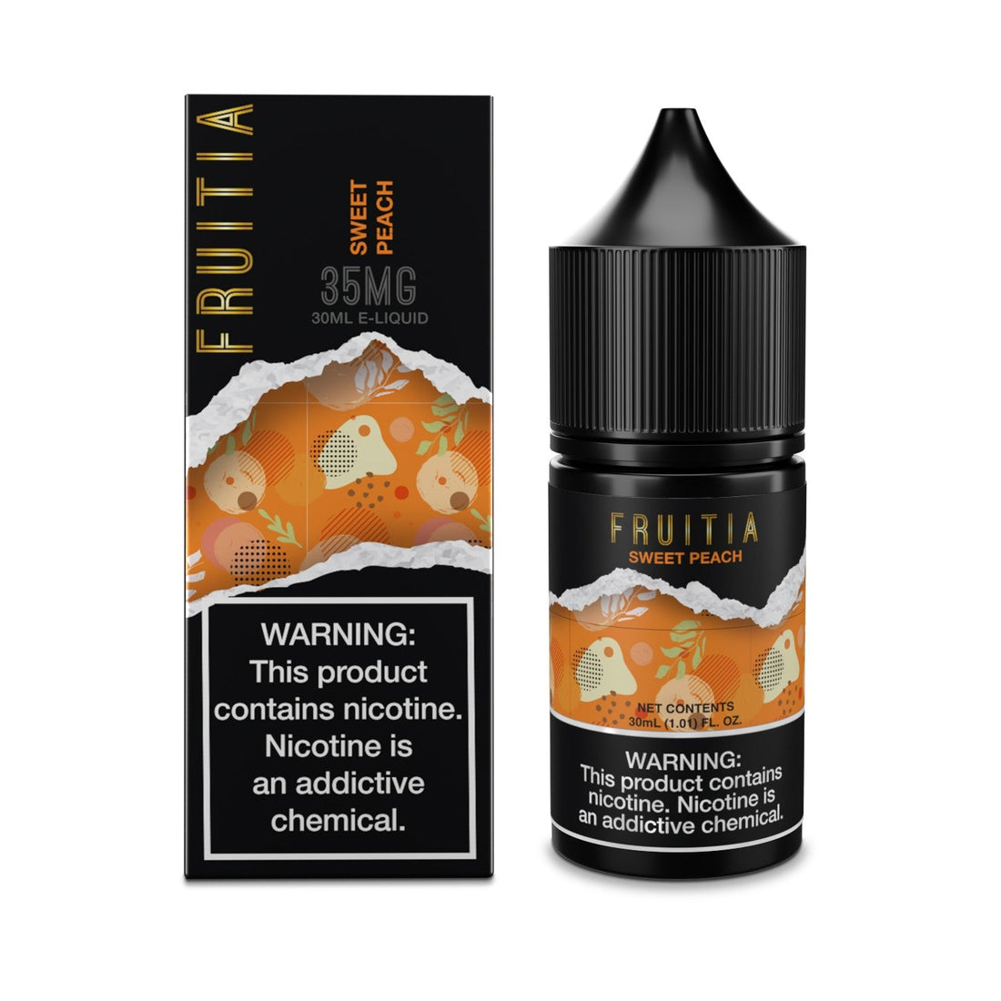 Sweet Peach (30mL),Salt,30mL, E-Liquid, Fruitia, fruitia eliquid, Salt Nic,FRUITIA