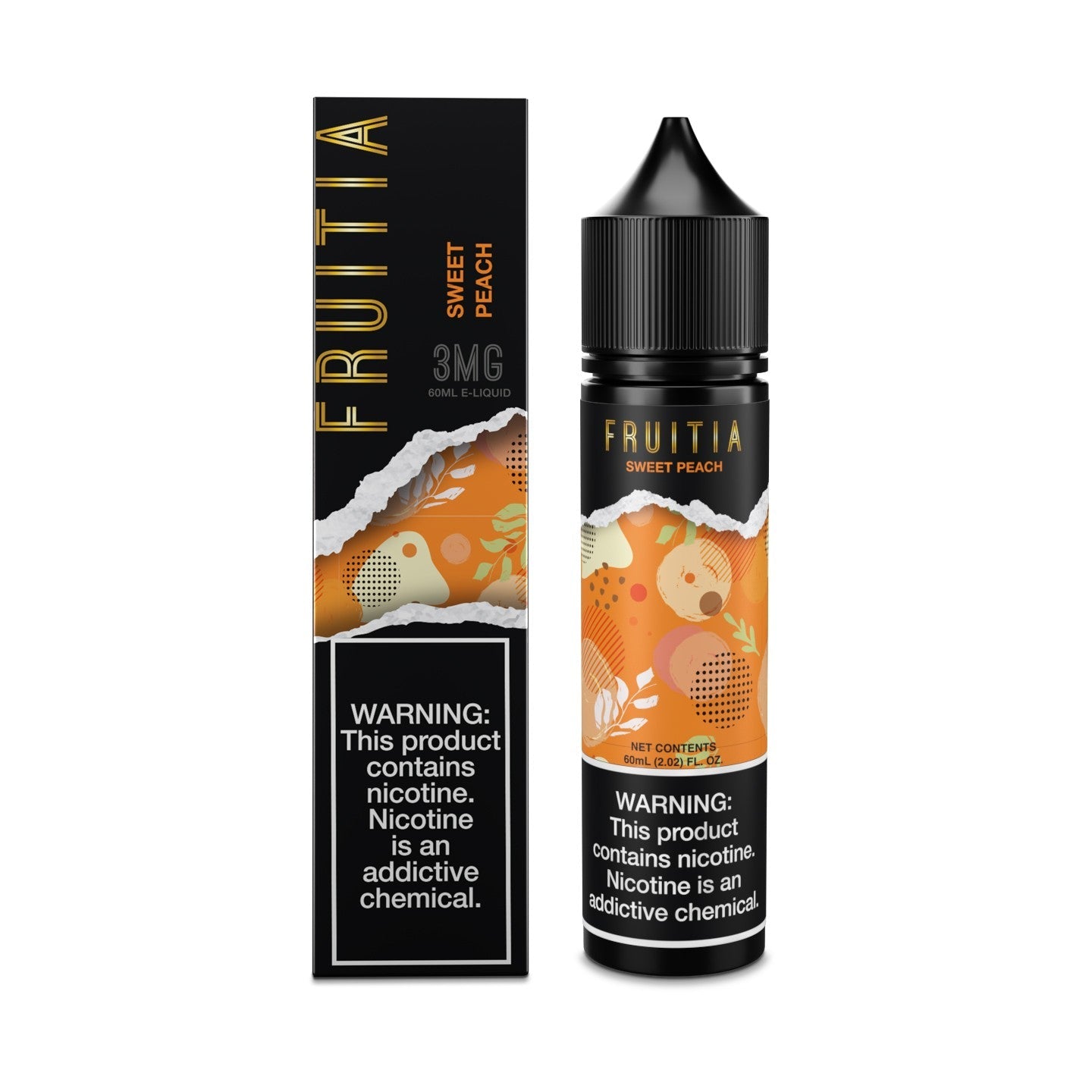 Sweet Peach (60mL),E-Liquid,60mL, E-Liquid, Fruitia, fruitia eliquid,FRUITIA