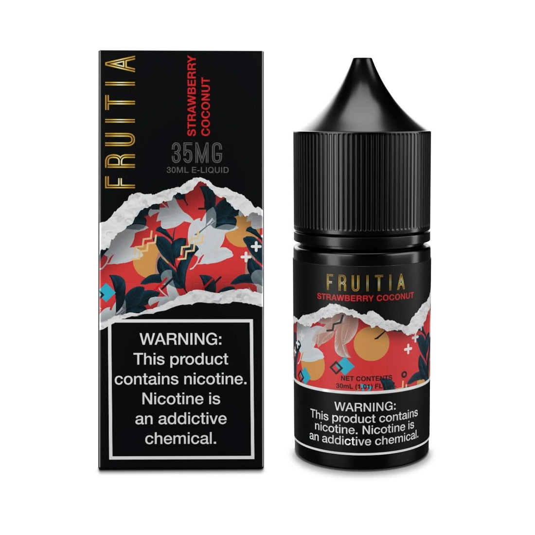 Strawberry Coconut (30mL) - FRUITIA -  Salt